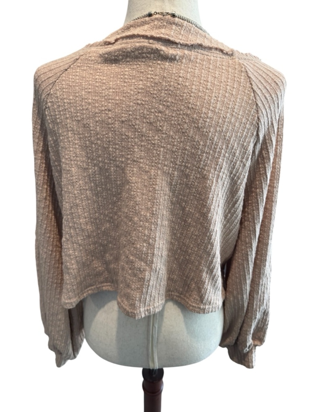 11 By Boris Bidjan Saberi Women's Blush Cardigan Sweater - Picture 2 of 3